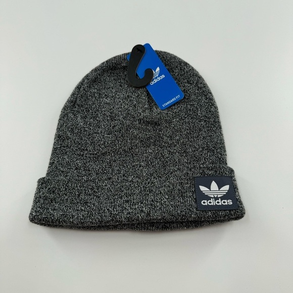 adidas Other - 🧸 Adidas Black & Grey Beanie – Standard Fit, NWT